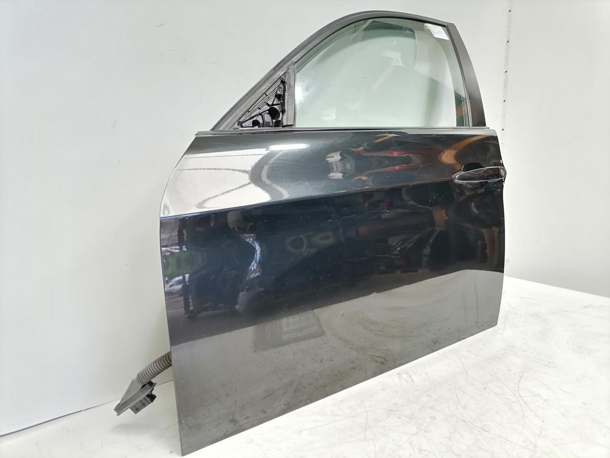 BMW 3er E90 E91 original T&uuml;r vorn links 475 Blacksapphire Rohbau Bj.2007